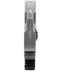 Heavy Duty One Pole 30 Amp Circuit Breaker For Federal Pacific Stab Lok Panels side view highlighting gray finish and thin design.