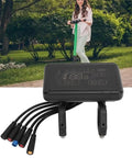 Upgraded Electric Scooter Dashboard Display Panel With Slick Speed Gear And Power Modes Indicators, cords visible