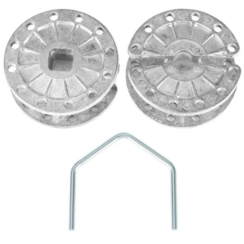 20 Pack Aluminum Fence Tensioners Inline Quick Tension Strainers for Electric and Farm Fences Universal 5mm Wire Fit Rust Resistant