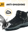 Waterproof Steel Toe Boots For Women Wide Width Non Slip Work Boots Lightweight Slip Resistant Safety Shoes Built To Handle Tough Jobs Real Safety And All Day Comfort, side view