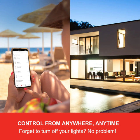 Alexa Enabled Smart LED Bulbs Bundle With Hub 2700K Soft White A19 Dimmable 800 Lumens 60W Equivalent E26 Base Includes 1 Smart Hub And 2 LED Bulbs Perfect For Home Automation And Voice Control No Fuss Setup