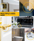 64 Clear Self Adhesive Rubber Cabinet Bumpers Silence Kitchen Drawer Slams With Zero Drama While Shielding Counters From Hella Scratches And Door Bangs Today used on various surfaces and appliances.