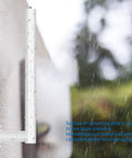 Outdoor Weather Station Mount for Tempest, Weatherproof Aluminum Alloy With 1/4-20 Threaded Screw Mount installed on wall