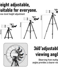 Backyard Ready 80mm Aperture 600mm Focal Length Telescope with adjustable height and 360-degree AZ mount for stargazing.