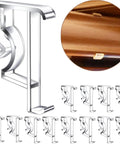 Heavy Duty 2 Inch Clear Blind Valance Clips For Wood Or Faux Wood Horizontal Blinds Slides Straight In Quick Replace Design, 12 Pack.