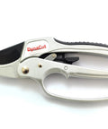 Ratcheting Pruning Shears 8 Inch Heavy Duty Garden Pruner With Anvil Cutter For Thick Branches Up To 20mm Soft Non Slip Grip