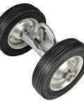 Workhorse 2 Pack 6 Inch Sliding Fence Gate Wheels - Heavy Duty Rolling Gate Carriers For Chain Link Fences, rust-resistant steel
