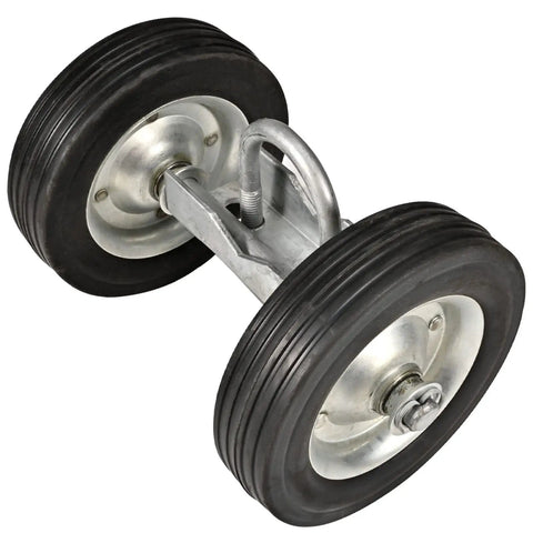 Workhorse 2 Pack 6 Inch Sliding Fence Gate Wheels - Heavy Duty Rolling Gate Carriers For Chain Link Fences, rust-resistant steel