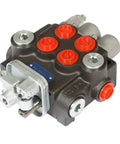 Dual Spool Hydraulic Directional Control Valve 3600 PSI 11 GPM Loader Valve With BSPP Ports for Tractors and Hydraulic Systems
