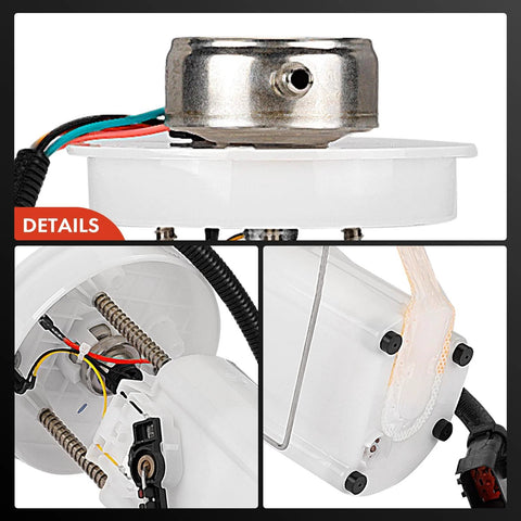 Close-up of Electric Fuel Pump Module Assembly With Sending Unit For Jeep TJ Wrangler 1997 1998 1999 2000 2001 2002 2.5L 4.0L Gas