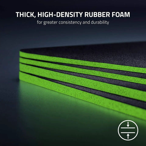 Close-up view of the Gigantus V2 XXL Cloth Gaming Mouse Pad With Thick High Density Foam And Non Slip Base Classic Black Built For Gamer Grade