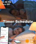 Color Changing Smart A15 LED Bulb With Dimmable WiFi Control, Works With Alexa Google Assistant in bedroom, timer schedule demo