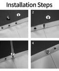 Installation steps for Hella Durable 160 Piece Chicago Screw And Binding Post Set for leather projects and photo book binding.