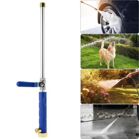 High Pressure Washer Wand With Adjustable Spray Tips For Car Wash, Garden Cleaning, Pet Bathing And Home Cleanup