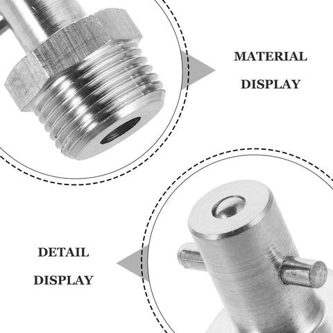 Top Tier Pro Shop Quality 3 Pack Stainless Steel Needle Grease Gun Adapter Full Set With High Pressure Straight Coupler Zerk Fittings For Heavy Duty Car Repair And Industrial Hydraulics That Rock Hard, stainless steel close-up