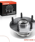Front Wheel Bearing And Hub Assembly With ABS For Dodge Ram 1500 2000 2001 4WD And 2-Wheel ABS Only 5-Lug Heavy-Duty Roller