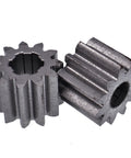 Two Pack Steering Pinion Gear GX20053 For John Deere Lawn Tractors And Mowers Compatible With D100 D110 Metal Gear Close-up