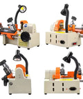 Beefy Automatic Key Cutting Machine With Punchy Led Spotlight For Cars, showcasing multiple angles and features for locksmiths.