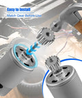 2-Pack 12V RS550 High Speed Electric Motor Upgrade For Ride On Kids Cars, Delivers Up To 40000 RPM, gear installation guide