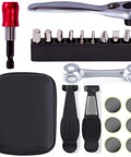 Go-To Bike Repair Tool Kit For Riders Pro Grade Bicycle Multi Tool With Ratchet Wrench 10 Precision Bits Tire Levers
