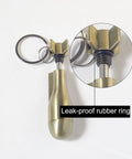 Permanent Match Flint Fire Starter Keychain Set For Outdoor Survival And Camping with leak-proof rubber ring detail