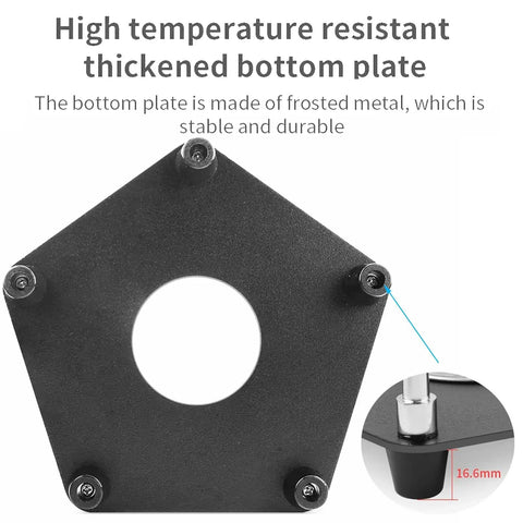 High temperature resistant base of Helping Hands Soldering Station With 3X Magnifier Third Hand PCB Holder