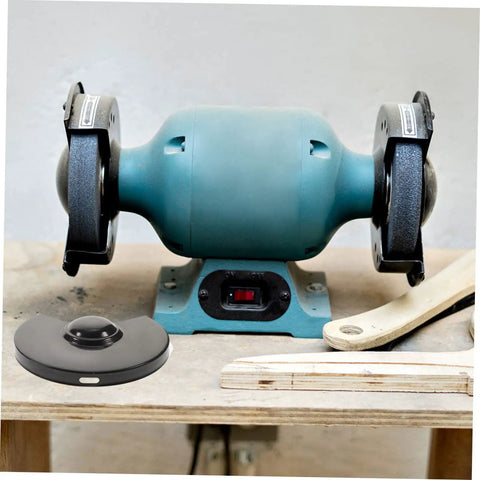 Grinding Machine Safety Cover And Bench Guard Replacement Shield Kit, Angle Guard For Enhanced Protection shown with grinder