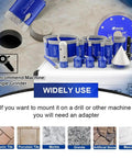 Diamond Tile Drill Bits Kit 15 Piece Pro Grade Heavy Duty Set For Porcelain Ceramic Marble Granite Core Bits Cutter on display