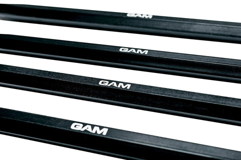 Heavy Duty Radius Arms Kit For X3 XRS XRC XMR 72 Inch Upper And Lower Turret Arms 6061 Aluminum 1040 Carbon Spacers Black Anodized Finish Improved Rigidity Over OEM Made In USA black GAM arms