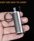 2 Pack Permanent Infinity Match Lighters With Multitool Keychains Reusable Waterproof Strike Anywhere Flint Fire Starters