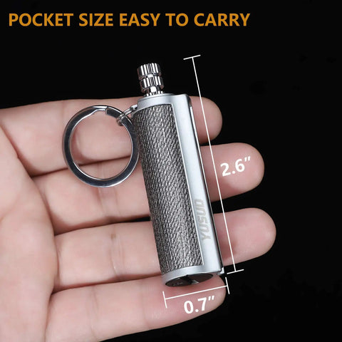 2 Pack Permanent Infinity Match Lighters With Multitool Keychains Reusable Waterproof Strike Anywhere Flint Fire Starters