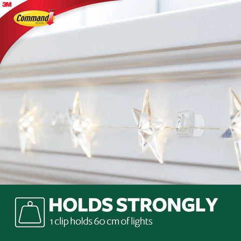 Invisible Mini Decorating Hooks With Strong Adhesive Strips Pack Of Twenty For Fairy Lights And Wall Art Tool Free Installation No Sweat Setup Quick Clean Removal No Drama Hanging