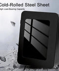 Built Different Heavy Duty EV Charger Enclosure Hardcore Weatherproof Wall Mount Box For Electric Vehicles in black cold-rolled steel.