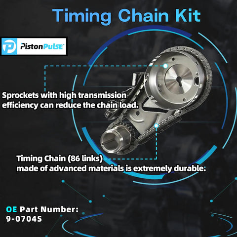 Timing chain kit for 5.7L Hemi Engine Rebuild Kit With Piston Kit Timing Chain Kit Water Pump And Oil Pump For Dodge Charger Magnum 300