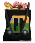 Fresh Auto Rickshaw Costume Tote Bag For Men Women And Kids Lightweight 16 Inch Spun Polyester Canvas style with groceries inside