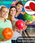 Six Piece Bowling Sanding Pads Set 2000 Grit For Bowling Balls, Resurfacing And Polishing Kit With Sponge Backed Pads shown