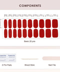 Semi Cured Gel Nail Strips Real Gel Nail Polish UV Wraps For Brittle Nails Waterproof Long Lasting Easy Peel Off Removal Hema Free