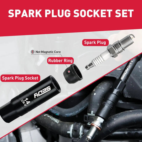 Garage-Grade Do-It-All 96 Piece Three Eighths Inch Drive Impact Socket Set with Spark Plug Socket and Components