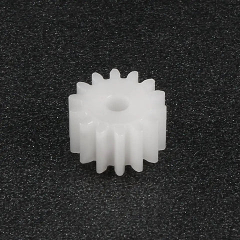 Single gear from Plastic Gears Kit 20 Pieces 14 Teeth Model 142A Reduction Worm Gear Set For RC Cars And Robots, 8mm OD, 2mm Bore