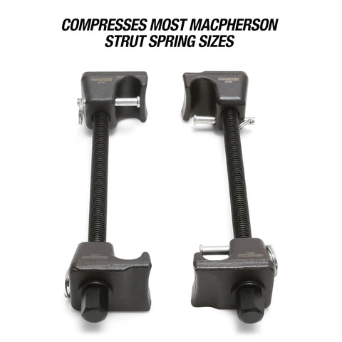 MacPherson Strut Coil Spring Compressor Tool For Safe And Easy Spring Compression Pro Grade Durable Construction With Detent Pins