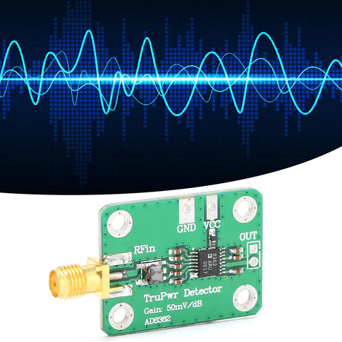 RF Detector Module AD8362 50Hz-3.8GHz Wideband RF Power Monitor with green PCB and screw connector