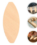 Pro Grade Hardwood Biscuit Joiner Kit with precision wooden biscuit for seamless plywood connections displayed on a workbench.