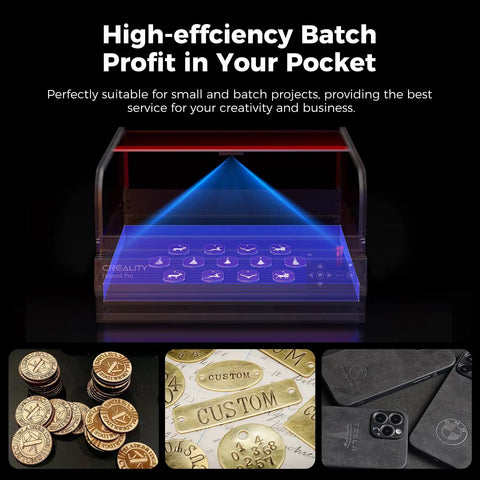 Falcon2 Pro 40W Laser Engraver Desktop Diode With Integrated Enclosure And Camera For Batch Processing high efficiency