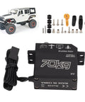 Beast Mode 70Kg Brushless Digital Servo with IP67 housing and stainless steel gears for 1/8 and 1/10 RC crawlers.