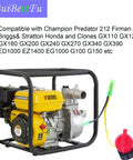 Engine On Off Stop Kill Switch Compatible With Honda GX110 GX120 GX160 GX200 GX212 GX225 GX240 GX270 GX340 GX390 Predator Firman Briggs And Stratton Clones And More Durable Engine Safety Switch For Lawn Mowers And Small Engines, red switch with yellow wires