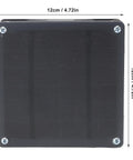 2 In 1 Solar Exhaust Vent Fan With Adjustable Angle Quiet 3W 6V Monocrystalline Panel Solar Powered Ventilation close-up