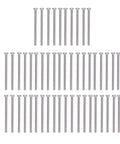 Heavy Duty M3 Cheese Head Slotted Screws Crafted From Premium A2 70 Stainless Steel Fasteners arranged in neat rows.