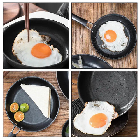 4.7 Inch Mini Nonstick Egg Pan For One Egg Frying Perfect Omelets And Pancakes On The Go Portable Camp Kitchen Pan