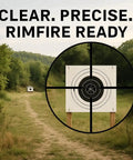 4x20 Rimfire Riflescope With Crosshair Reticle Parallax Free At 50 Yards For Short Range Shooting Precision Aiming Target Focus