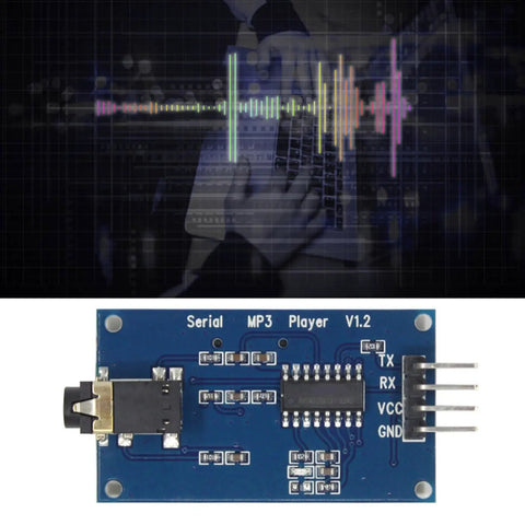 Drop In Ready Uart Control Mp3 Audio Module delivering straight up crystal clear sound, compact size, ideal for navigation and automation.